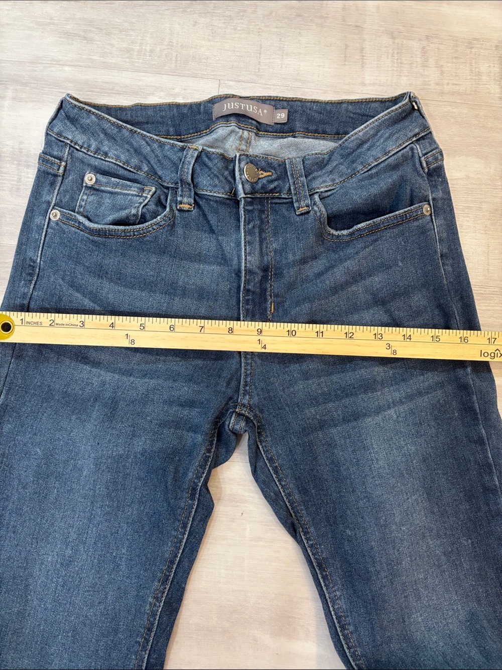 Just USA Women's Skinny Jeans in Dark and Medium Blue (Bundle) - Picture 14 of 14